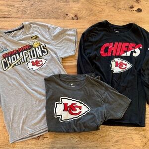 Men’s Medium Chiefs Logo T-Shirt Set